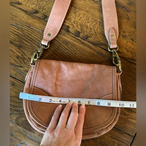 Frye Lucy saddle crossbody shoulder bag - Picture 9 of 16